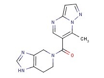 5-[(7-methylpyrazolo[1,5-a]pyrimidin-6-yl)carbonyl]-4,5,6,7-tetrahydro-1H-imidazo[4,5-c]pyridine