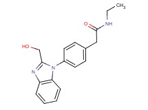 N-ethyl-2-{4-[2-(hydroxymethyl)-1H-benzimidazol-1-yl]phenyl}acetamide