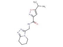 5-isopropyl-N-(5,6,7,8-tetrahydro[1,2,4]triazolo[4,3-a]pyridin-3-ylmethyl)-3-isoxazolecarboxamide
