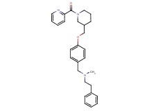 N-methyl-2-phenyl-N-(4-{[1-(2-pyridinylcarbonyl)-3-piperidinyl]methoxy}benzyl)ethanamine