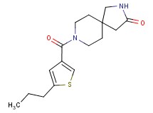 8-[(5-propyl-3-thienyl)carbonyl]-2,8-diazaspiro[4.5]decan-3-one
