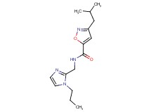 3-isobutyl-N-[(1-propyl-1H-imidazol-2-yl)methyl]-5-isoxazolecarboxamide
