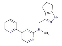 N-methyl-4-(2-pyridinyl)-N-(1,4,5,6-tetrahydrocyclopenta[c]pyrazol-3-ylmethyl)-2-pyrimidinamine