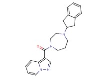 3-{[4-(2,3-dihydro-1H-inden-2-yl)-1,4-diazepan-1-yl]carbonyl}pyrazolo[1,5-a]pyridine