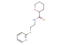 N-[2-(pyridin-2-ylthio)ethyl]tetrahydro-2H-pyran-2-carboxamide