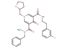 N-benzyl-N'-[2-(3-fluorophenyl)ethyl]-N-methyl-4-oxo-1-(tetrahydro-2-furanylmethyl)-1,4-dihydro-3,5-pyridinedicarboxamide