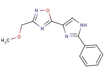 3-(methoxymethyl)-5-(2-phenyl-1H-imidazol-4-yl)-1,2,4-oxadiazole