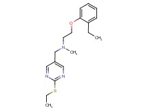 2-(2-ethylphenoxy)-N-{[2-(ethylthio)pyrimidin-5-yl]methyl}-N-methylethanamine