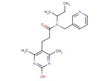 N-(sec-butyl)-3-(2-hydroxy-4,6-dimethylpyrimidin-5-yl)-N-(pyridin-3-ylmethyl)propanamide
