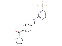 N-[4-(pyrrolidin-1-ylcarbonyl)benzyl]-4-(trifluoromethyl)pyrimidin-2-amine