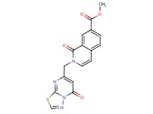 methyl 1-oxo-2-[(5-oxo-5H-[1,3,4]thiadiazolo[3,2-a]pyrimidin-7-yl)methyl]-1,2-dihydroisoquinoline-7-carboxylate