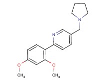 2-(2,4-dimethoxyphenyl)-5-(pyrrolidin-1-ylmethyl)pyridine