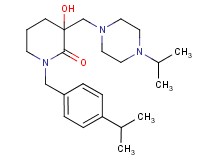 3-hydroxy-1-(4-isopropylbenzyl)-3-[(4-isopropyl-1-piperazinyl)methyl]-2-piperidinone