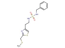 N-benzyl-N'-(2-{2-[(methylthio)methyl]-1,3-thiazol-4-yl}ethyl)sulfamide