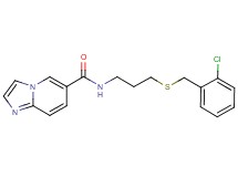 N-{3-[(2-chlorobenzyl)thio]propyl}imidazo[1,2-a]pyridine-6-carboxamide