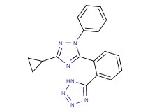 5-[2-(3-cyclopropyl-1-phenyl-1H-1,2,4-triazol-5-yl)phenyl]-1H-tetrazole