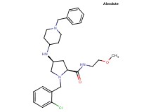 (4S)-4-[(1-benzyl-4-piperidinyl)amino]-1-(2-chlorobenzyl)-N-(2-methoxyethyl)-L-prolinamide