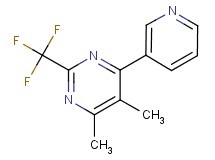 4,5-dimethyl-6-(3-pyridinyl)-2-(trifluoromethyl)pyrimidine