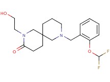 8-[2-(difluoromethoxy)benzyl]-2-(2-hydroxyethyl)-2,8-diazaspiro[5.5]undecan-3-one
