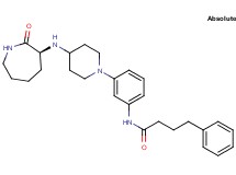 N-[3-(4-{[(3S)-2-oxo-3-azepanyl]amino}-1-piperidinyl)phenyl]-4-phenylbutanamide