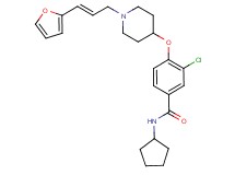 3-chloro-N-cyclopentyl-4-({1-[(2E)-3-(2-furyl)-2-propen-1-yl]-4-piperidinyl}oxy)benzamide