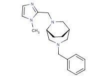 (1S*,5R*)-3-benzyl-6-[(1-methyl-1H-imidazol-2-yl)methyl]-3,6-diazabicyclo[3.2.2]nonane