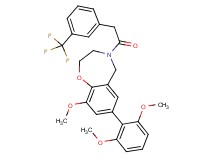 7-(2,6-dimethoxyphenyl)-9-methoxy-4-{[3-(trifluoromethyl)phenyl]acetyl}-2,3,4,5-tetrahydro-1,4-benzoxazepine
