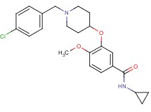3-{[1-(4-chlorobenzyl)-4-piperidinyl]oxy}-N-cyclopropyl-4-methoxybenzamide