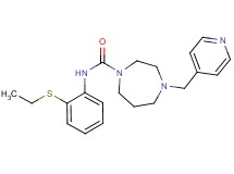 N-[2-(ethylthio)phenyl]-4-(pyridin-4-ylmethyl)-1,4-diazepane-1-carboxamide