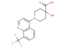 4-hydroxy-1-[8-(trifluoromethyl)quinolin-4-yl]piperidine-4-carboxylic acid