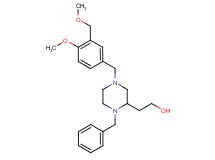 2-{1-benzyl-4-[4-methoxy-3-(methoxymethyl)benzyl]-2-piperazinyl}ethanol