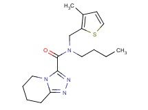 N-butyl-N-[(3-methyl-2-thienyl)methyl]-5,6,7,8-tetrahydro[1,2,4]triazolo[4,3-a]pyridine-3-carboxamide