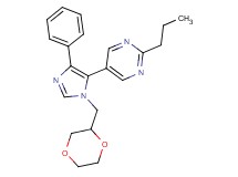 5-[1-(1,4-dioxan-2-ylmethyl)-4-phenyl-1H-imidazol-5-yl]-2-propylpyrimidine