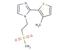 1-[2-(methylsulfonyl)ethyl]-2-(3-methyl-2-thienyl)-1H-imidazole