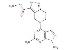 5-(1,6-dimethyl-1H-pyrazolo[3,4-d]pyrimidin-4-yl)-N-methyl-4,5,6,7-tetrahydro-2H-pyrazolo[4,3-c]pyridine-3-carboxamide