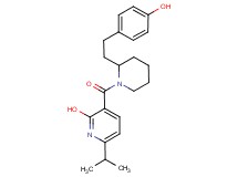 3-({2-[2-(4-hydroxyphenyl)ethyl]-1-piperidinyl}carbonyl)-6-isopropyl-2-pyridinol