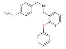 1-[4-(methylthio)phenyl]-N-[(2-phenoxy-3-pyridinyl)methyl]methanamine