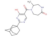 1-{[2-(1-adamantyl)-4-hydroxypyrimidin-5-yl]carbonyl}-2-methyl-1,4-diazepan-5-one