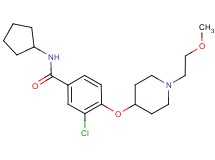 3-chloro-N-cyclopentyl-4-{[1-(2-methoxyethyl)piperidin-4-yl]oxy}benzamide