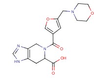 5-[5-(4-morpholinylmethyl)-3-furoyl]-4,5,6,7-tetrahydro-1H-imidazo[4,5-c]pyridine-6-carboxylic acid