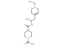 1-acetyl-N-[2-(1-ethyl-1,2,3,6-tetrahydropyridin-4-yl)-1-methylethyl]piperidine-4-carboxamide