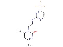 4,6-dimethyl-1-(2-{[4-(trifluoromethyl)pyrimidin-2-yl]amino}ethyl)pyrimidin-2(1H)-one