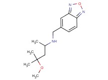 (2,1,3-benzoxadiazol-5-ylmethyl)(3-methoxy-1,3-dimethylbutyl)amine