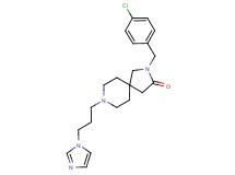 2-(4-chlorobenzyl)-8-[3-(1H-imidazol-1-yl)propyl]-2,8-diazaspiro[4.5]decan-3-one