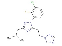 1-(3-chloro-2-fluorophenyl)-3-isobutyl-5-[2-(1H-1,2,4-triazol-1-yl)ethyl]-1H-1,2,4-triazole