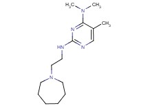 N~2~-(2-azepan-1-ylethyl)-N~4~,N~4~,5-trimethylpyrimidine-2,4-diamine