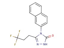 4-(2-naphthyl)-5-(3,3,3-trifluoropropyl)-2,4-dihydro-3H-1,2,4-triazol-3-one