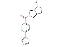 (3aS,6aS)-1-methyl-5-[4-(1,3-oxazol-5-yl)benzoyl]octahydropyrrolo[3,4-b]pyrrole