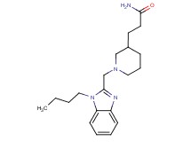 3-{1-[(1-butyl-1H-benzimidazol-2-yl)methyl]-3-piperidinyl}propanamide