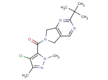 2-tert-butyl-6-[(4-chloro-1,3-dimethyl-1H-pyrazol-5-yl)carbonyl]-6,7-dihydro-5H-pyrrolo[3,4-d]pyrimidine